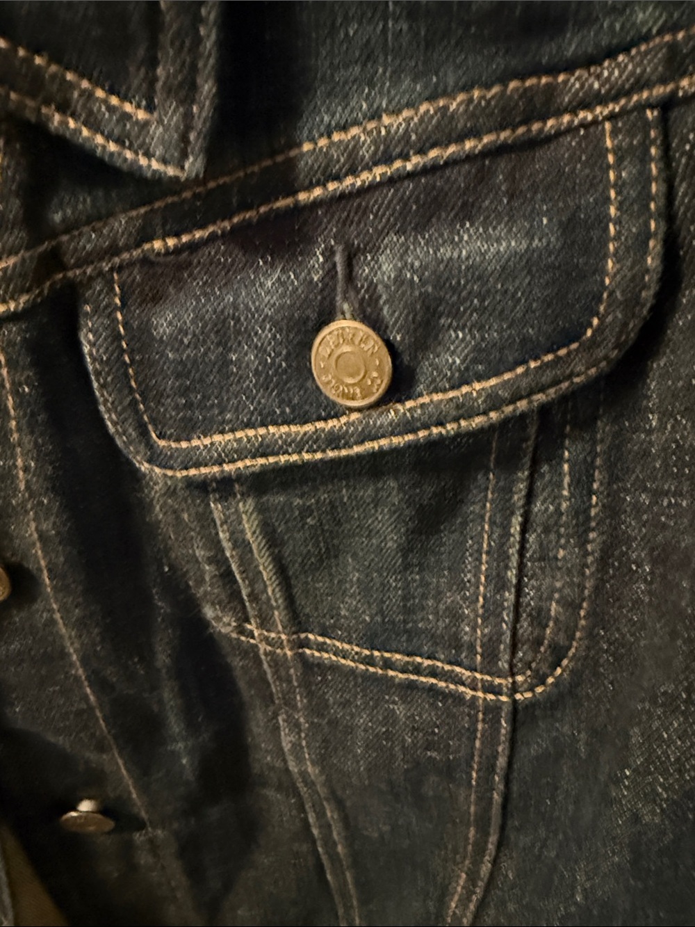 Lauren Ralph Lauren Dark Indigo Denim Jacket - Picture 6 of 6
